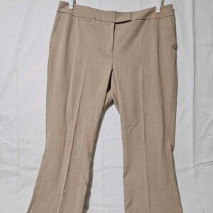 No Label - Beige Wide-Leg Dress Pants
